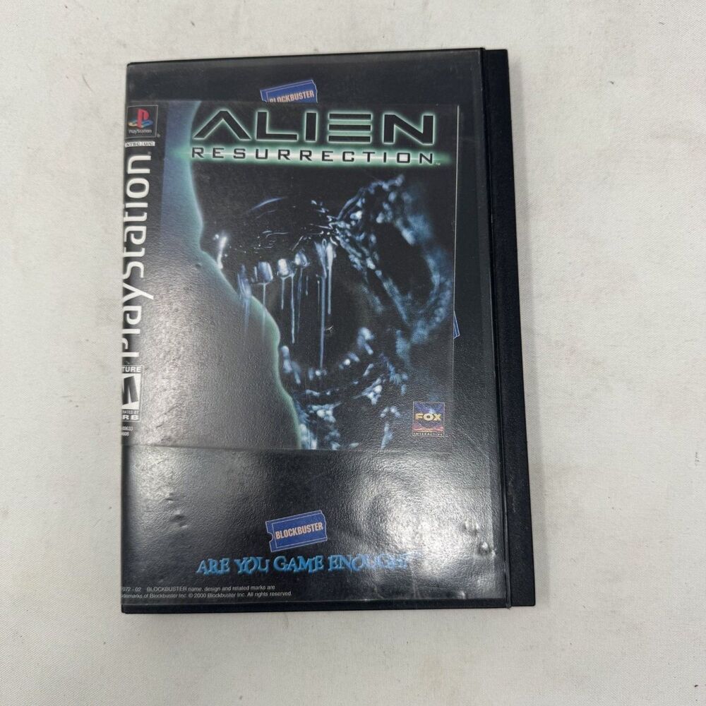 Alien Resurrection Sony PlayStation 1 Video Game Black Fox Interactive PS1